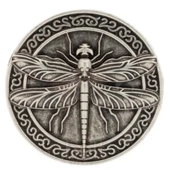Design Gürtelschnalle Libelle silber von Umjubelt